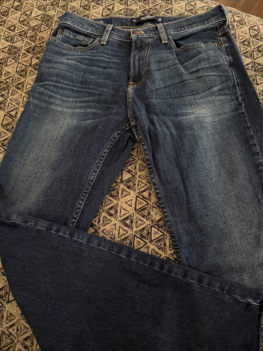 Hollister Dark Blue Athletic Skinny Jeans